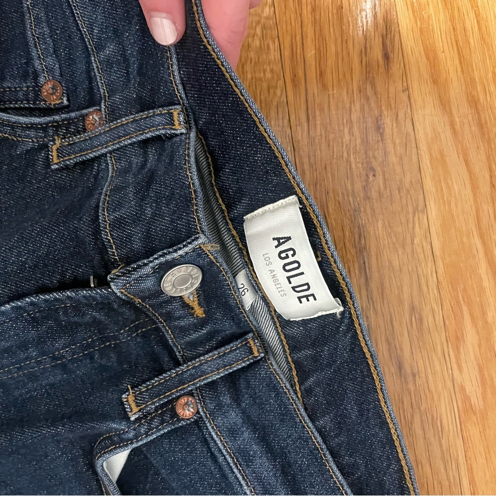 AGOLDE highwaist stove top jeans in size 26 (never worn but without tags)